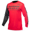 Chandail de Motocross Carbon Method/Fasthouse/rouge et noir de face