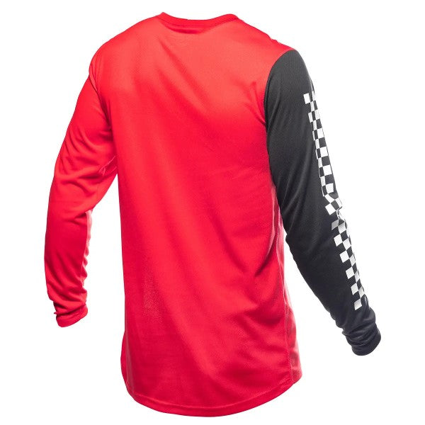 Chandail de Motocross Carbon Method/Fasthouse/rouge et noir de dos