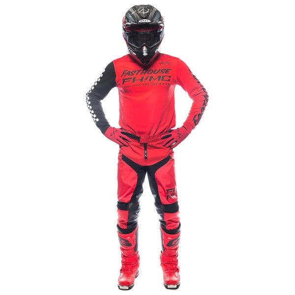 Pantalon de Motocross Carbon Method Rouge/Noir