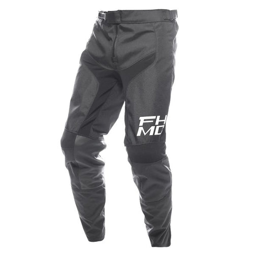 Pantalon de Motocross Carbon Method Noir, de face