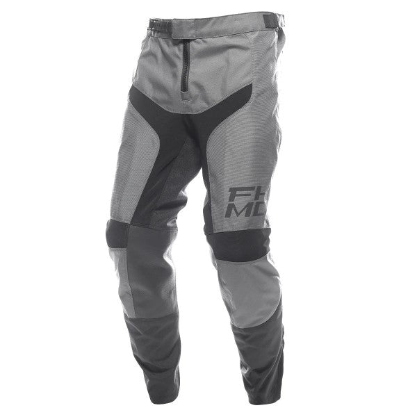 Pantalon de Motocross Carbon Method Gris/Noir, de face