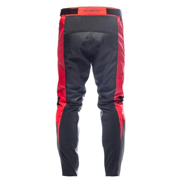 Pantalon de Motocross Carbon Method Rouge/Noir, Dos