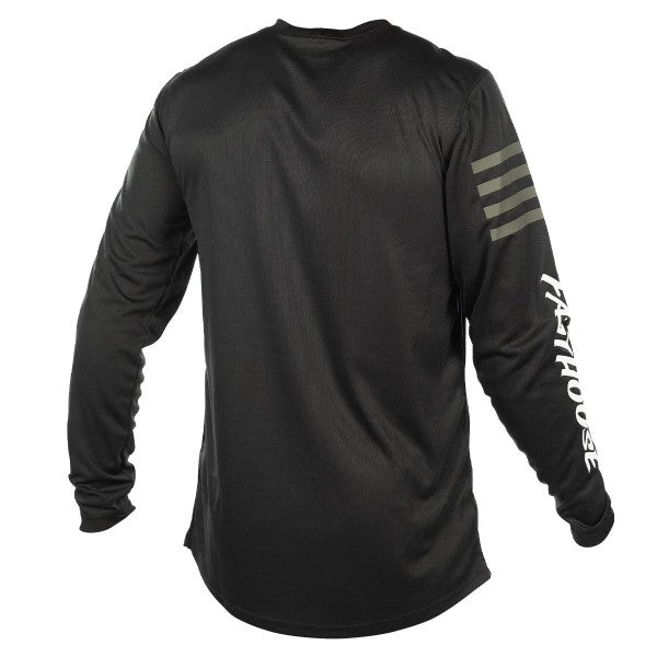 Chandail de Motocross Carbon Echo/Fasthouse/noir de dos