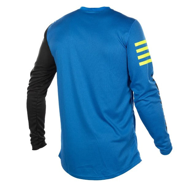 Chandail de Motocross Carbon Echo/Fasthouse/bleu de dos