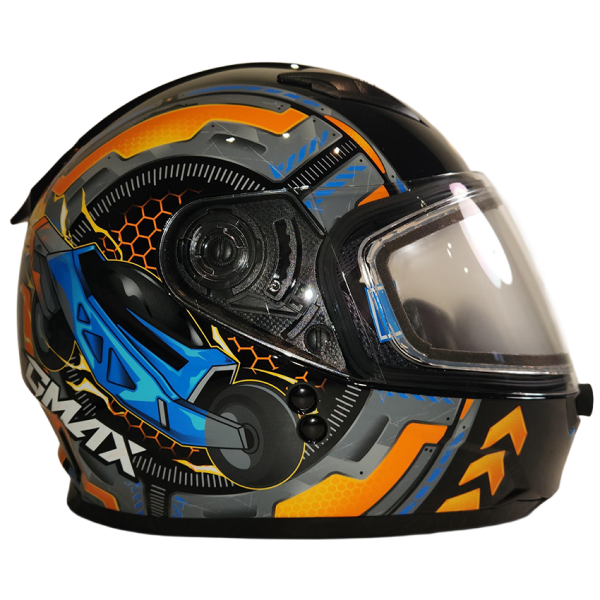 Casque Intégral de Motoneige FF49Y Charged Junior