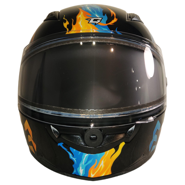 Casque Intégral de Motoneige FF49Y Charged Junior