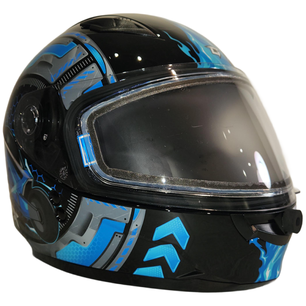 Casque Intégral de Motoneige FF49Y Charged Junior