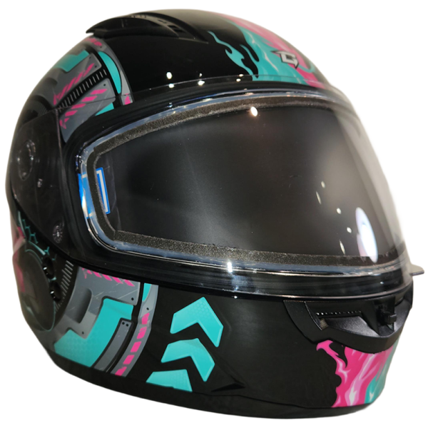 Casque Intégral de Motoneige FF49Y Charged Junior