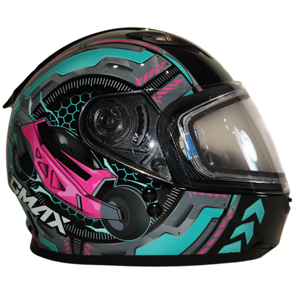 Casque Intégral de Motoneige FF49Y Charged Junior