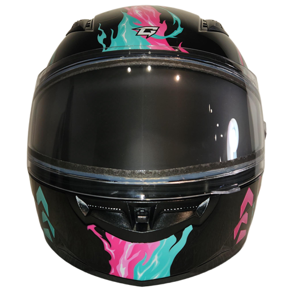 Casque Intégral de Motoneige FF49Y Charged Junior