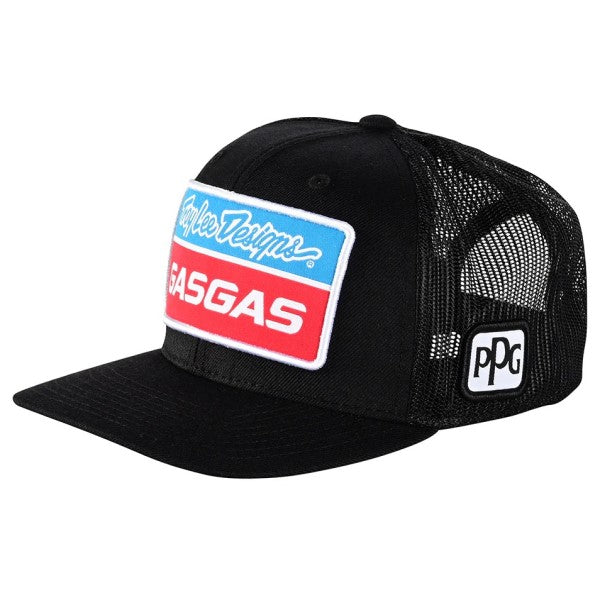 Casquette TLD GasGas Team Courbée Noir, de face