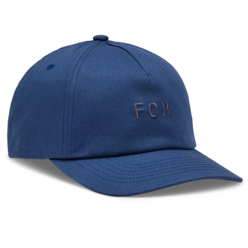 Casquette Wordmark Adjustable Fox mauve et bleu, de face