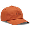 Casquette Wordmark Adjustable Fox orange, de face