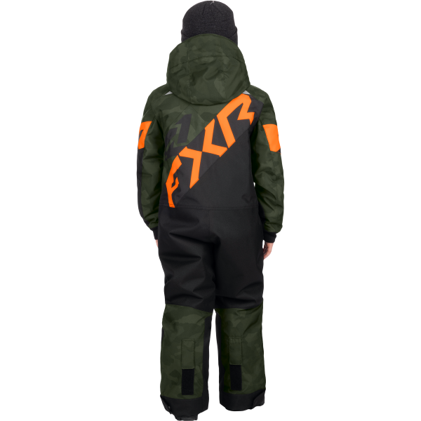 Ensemble CH Cold Cross CX pour Enfants FXR/Vertr noir, de dos