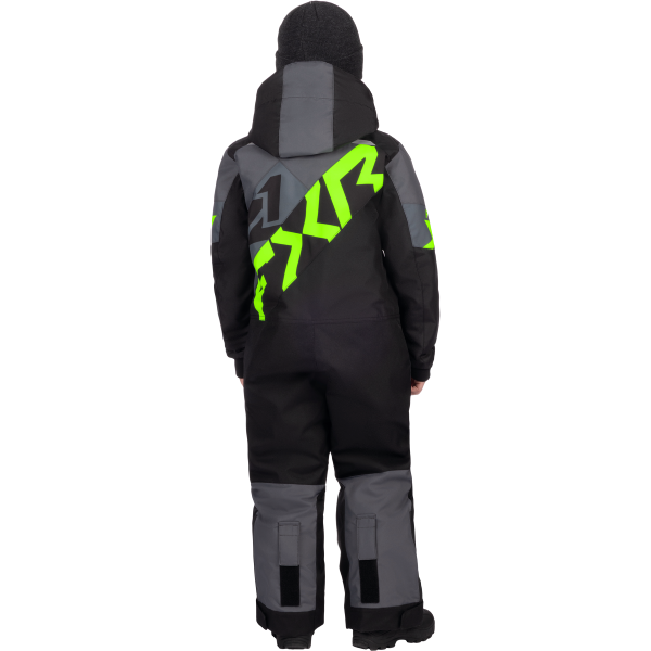 Ensemble CH Cold Cross CX pour Enfants FXR, Gris noir, de dos