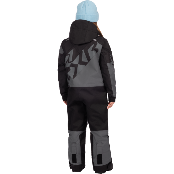 Ensemble CH Cold Cross CX pour Enfants FXR, noir lustré, de dos