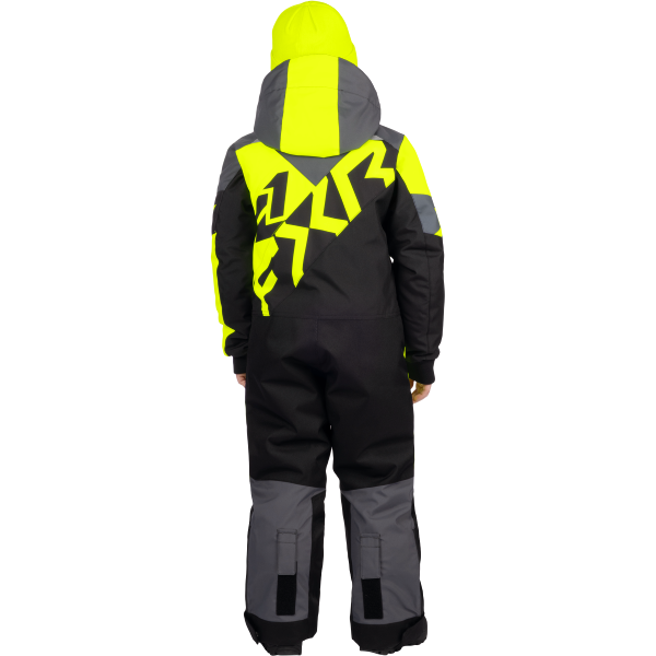 Ensemble CH Cold Cross CX pour Enfants FXR, de dos, haute-visibilité noir