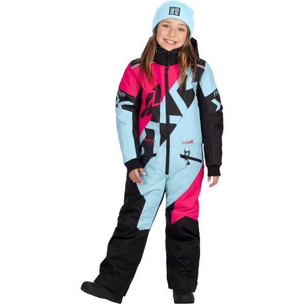 Ensemble CH Cold Cross CX pour Enfants FXR/de face, noir bleu