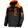 Manteau de Motoneige Helium Enfant Noir/Orange de face