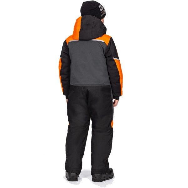 Ensemble de Motoneige Revo Enfant Gris/Orange de dos
