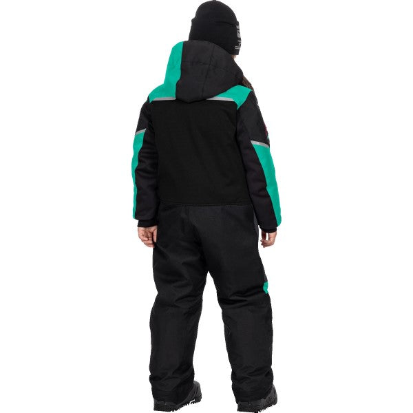 Ensemble de Motoneige Revo Enfant Noir/Menthe de dos