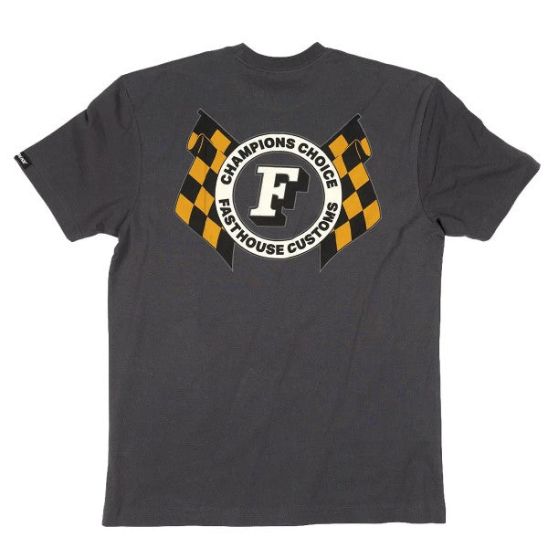 T-Shirt Champions Choice/Fasthouse/ Graphite de dos