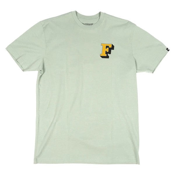 T-Shirt Champions Choice/Fasthouse/ gris vert de face