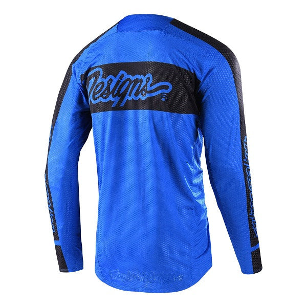 Chandail de Motocross SE Pro Air Vox Troy Lee Designs bleu, de dos