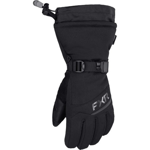 Gants de Motoneige Helix Race Enfant Noir/Gris côté jointures