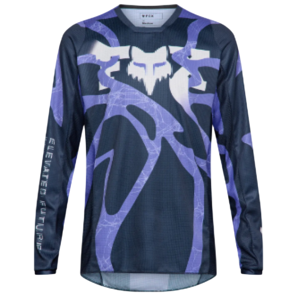 Chandail de Motocross 180 Diffuse Édition Spéciale/Fox/bleu de face