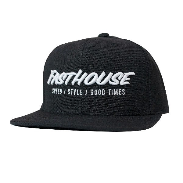 Casquette Classic/Fasthouse/noir de face 