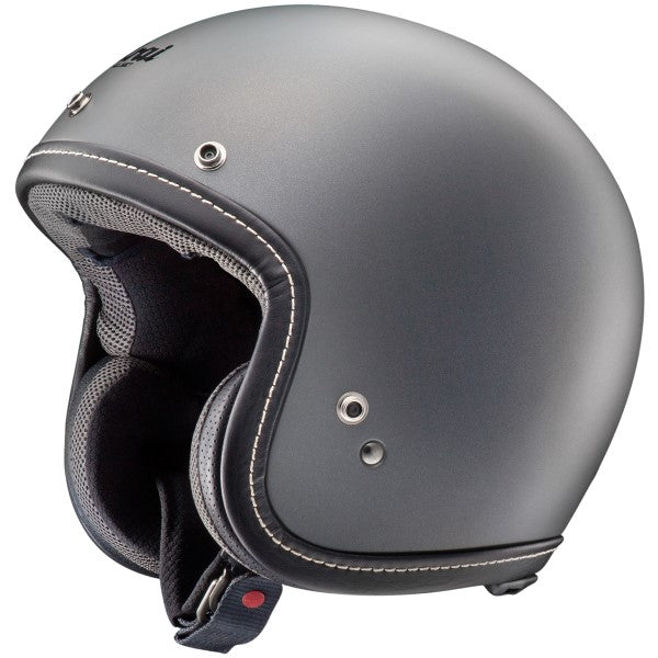 Casque Ouvert de Moto Classic-V Gris de droite