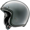 Casque Ouvert de Moto Classic-V Gris Clair de droite