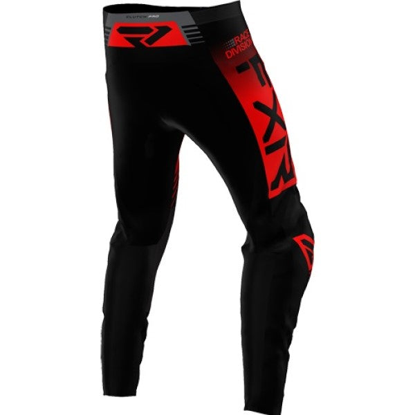 Pantalon de Motocross Clutch Pro Noir/Rouge Derrière