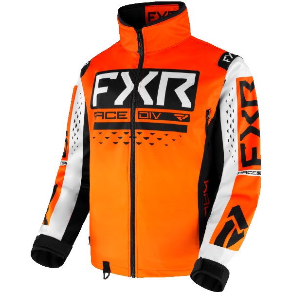 Manteau Cold Cross RR Orange/Blanc