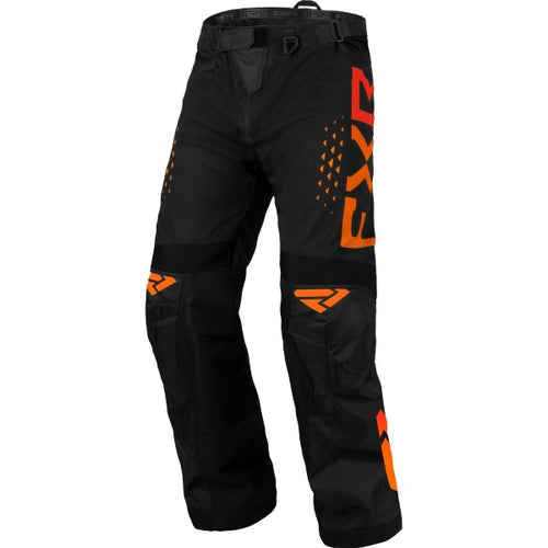 Pantalon de Motoneige Cold Cross RR noir orange, de face