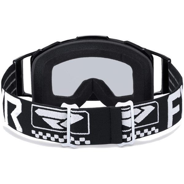 Lunettes de Motoneige Combat Noir de dos