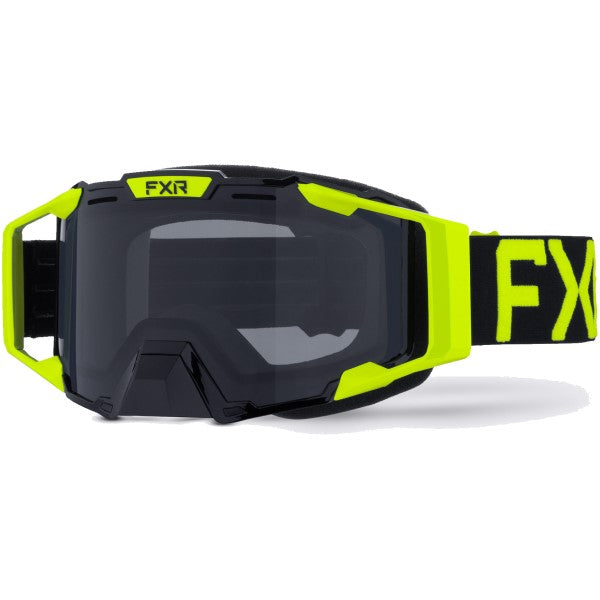 Lunettes de Motoneige Combat Haute-Visibilité incliné de face