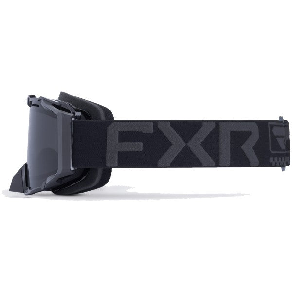 Lunettes de Motoneige Combat Noir Ops de droite