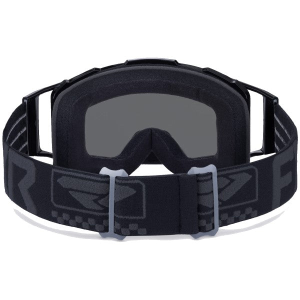 Lunettes de Motoneige Combat Noir Ops de dos