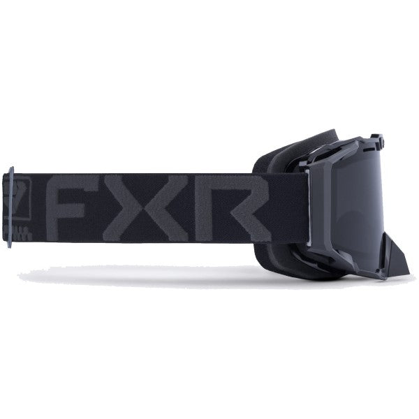 Lunettes de Motoneige Combat Noir Ops de gauche
