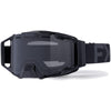 Lunettes de Motoneige Combat Noir Ops incliné de face