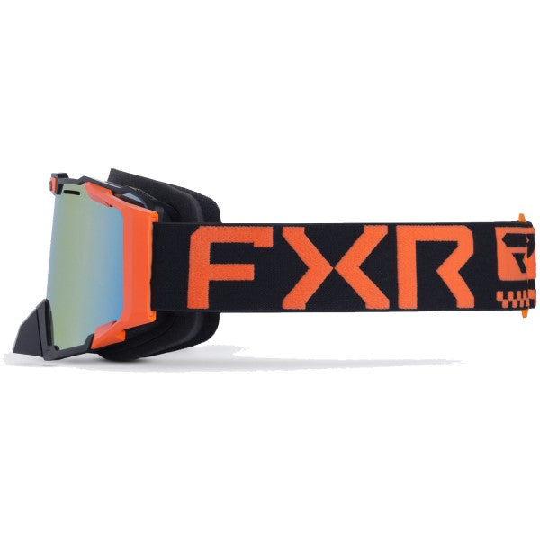 Lunettes de Motoneige Combat Orange de droite