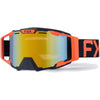 Lunettes de Motoneige Combat Orange incliné de face