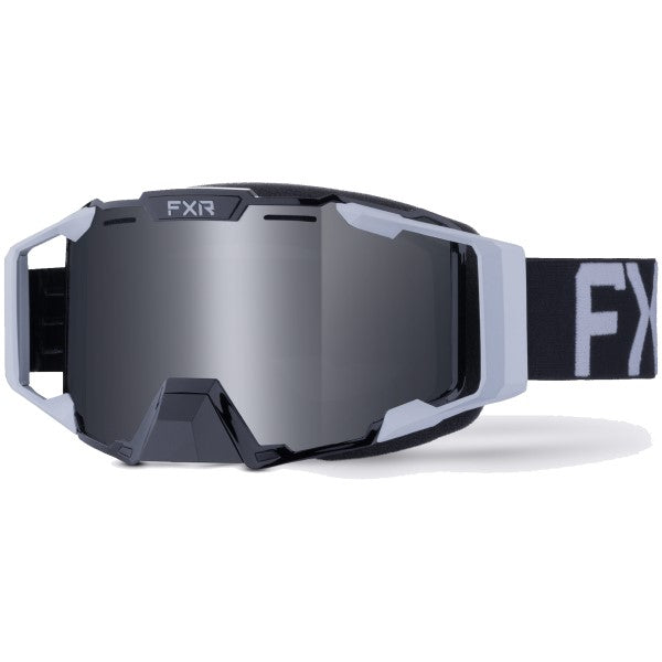 Lunettes de Motoneige Combat Titane incliné de face