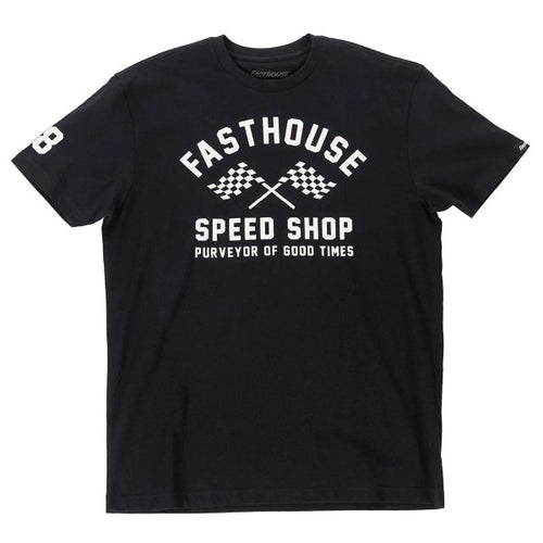 T-Shirt Crossroad/Fasthouse/noir, de face