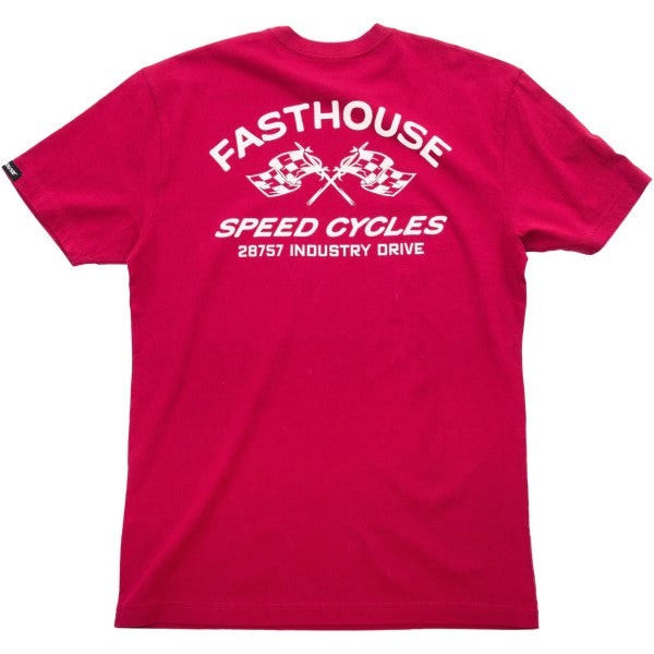 T-Shirt Crown Rouge de dos