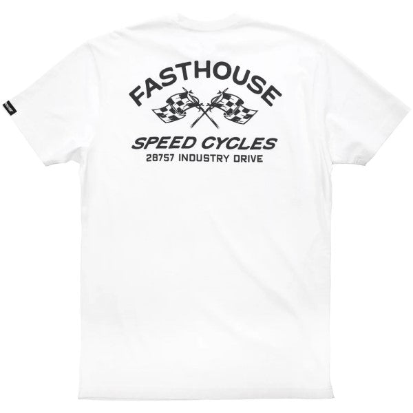 T-Shirt Crown Blanc de dos