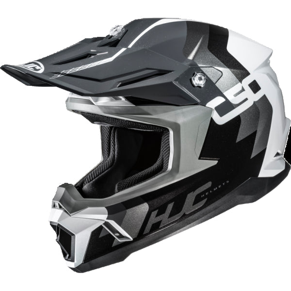 Casque de Motocross C50 Primal Blanc/Noir