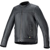 Manteau de Moto Dyno en Cuir Noir